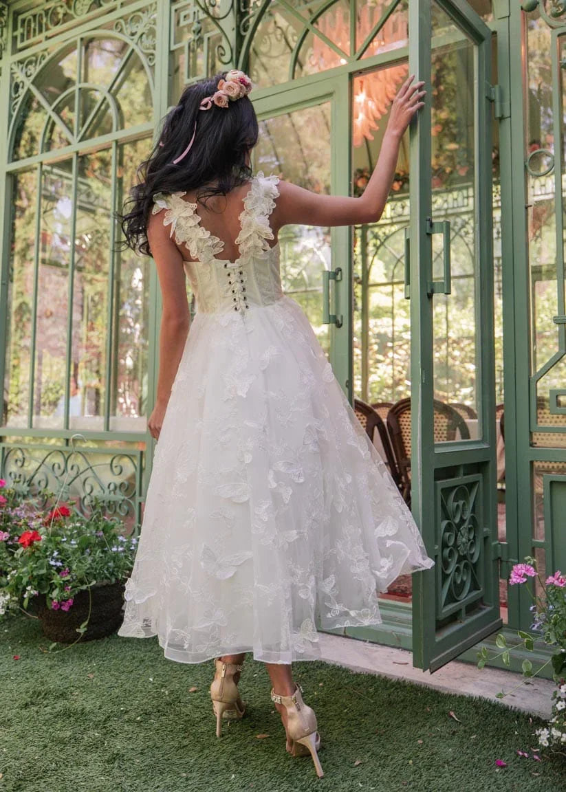 Mariposa Dress Dresses - JessaKae - Mariposa Dress - Flutter Blue / 00