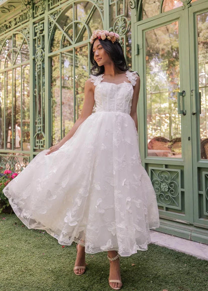 Mariposa Dress Dresses - JessaKae - Mariposa Dress - Flutter Blue / 00