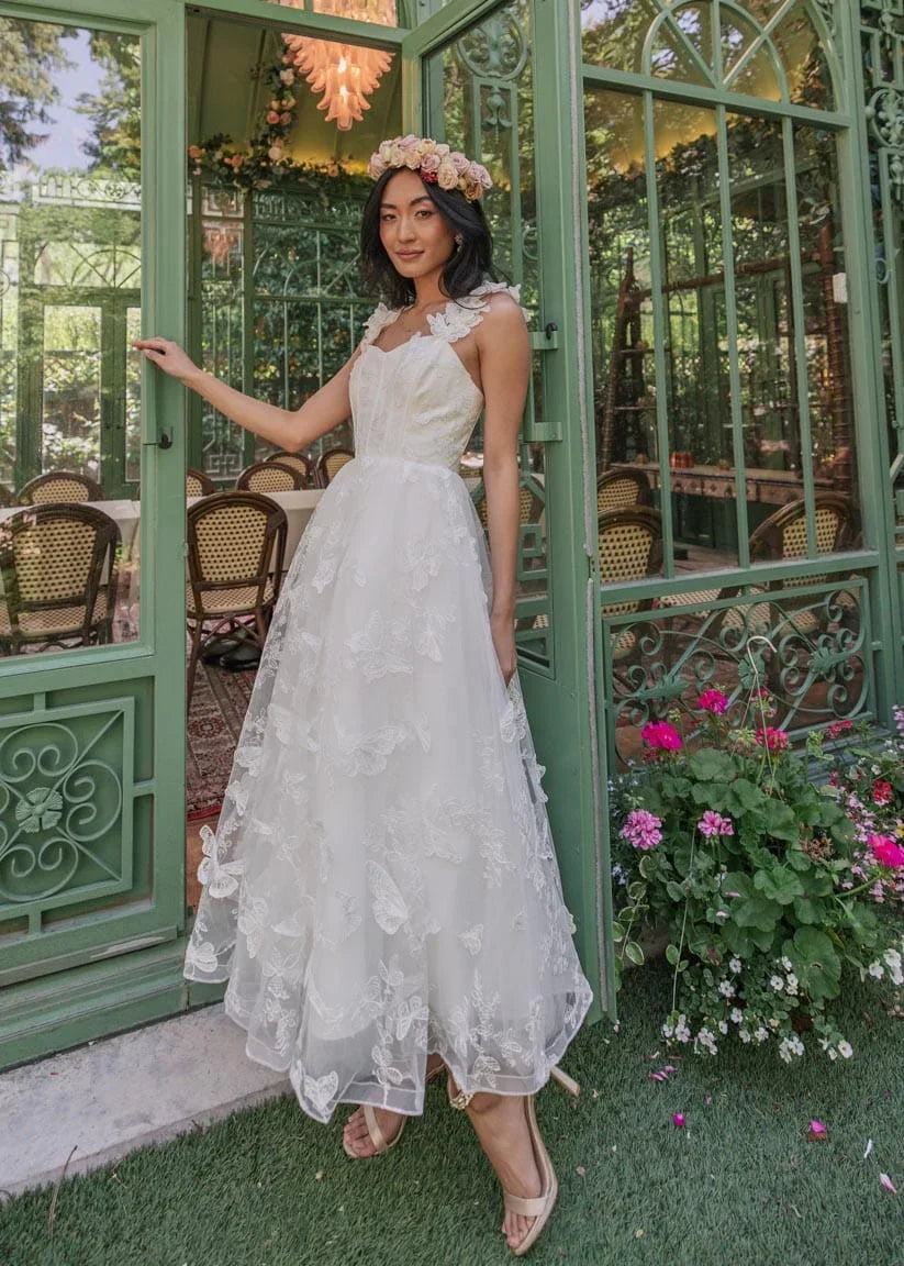 Mariposa Dress Dresses - JessaKae - Mariposa Dress - Flutter Blue / 00