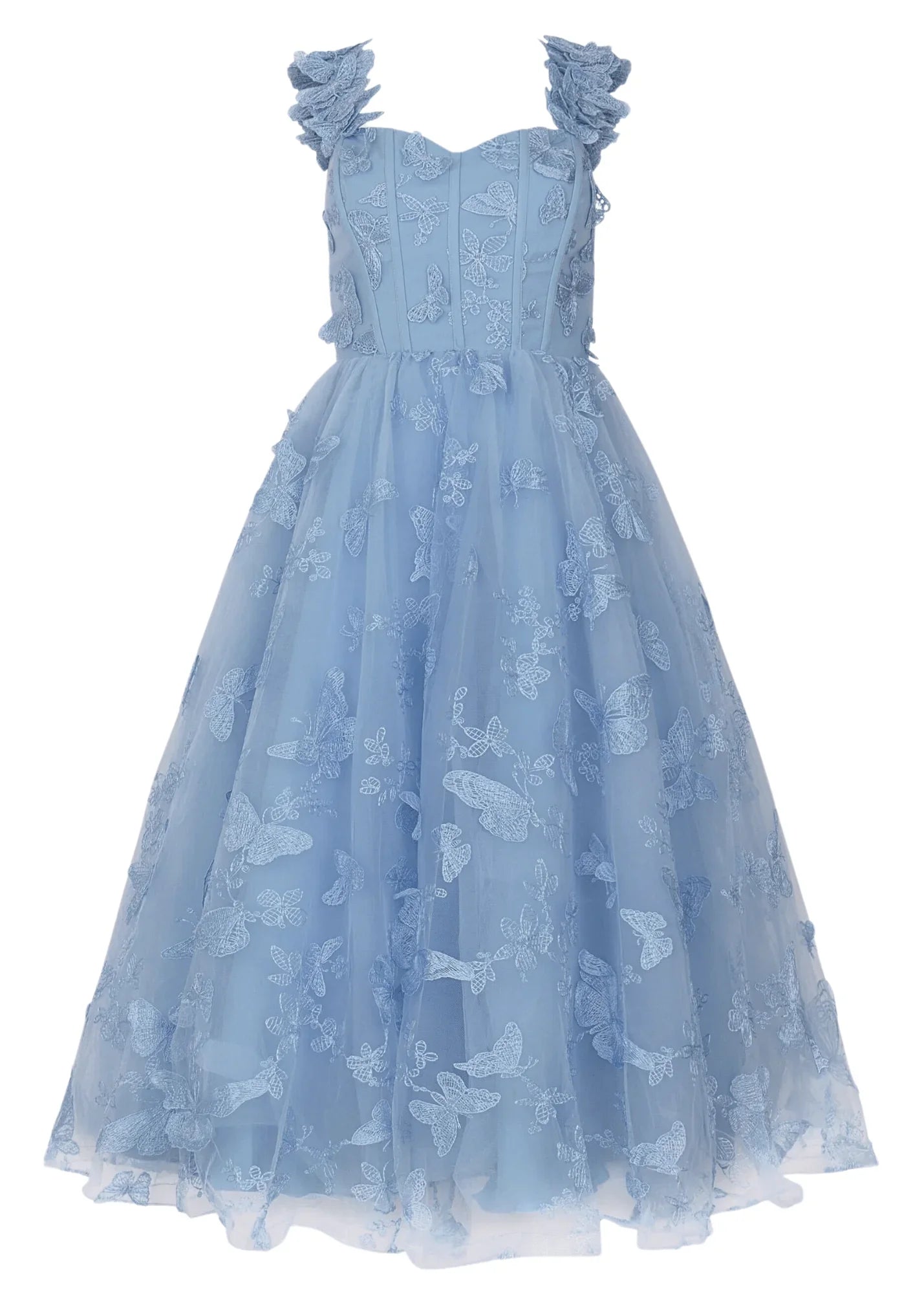 Mariposa Dress Dresses - JessaKae - Mariposa Dress - Flutter Blue / 00