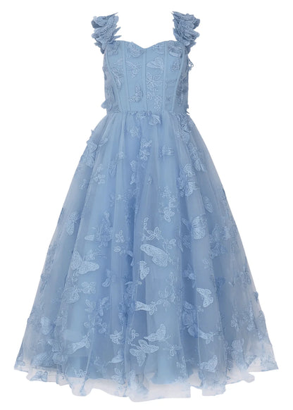 Mariposa Dress Dresses - JessaKae - Mariposa Dress - Flutter Blue / 00
