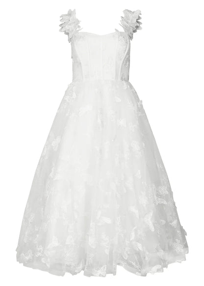 Mariposa Dress Dresses - JessaKae - Mariposa Dress - Flutter White / 00