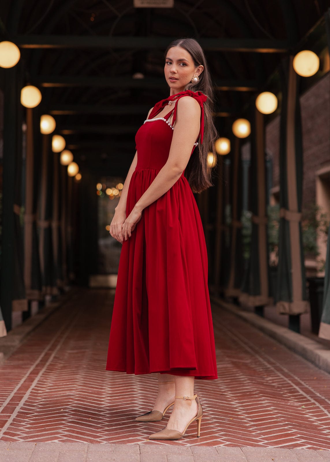 chic size inclusive model wearing JessaKae Mary Dress Dresses