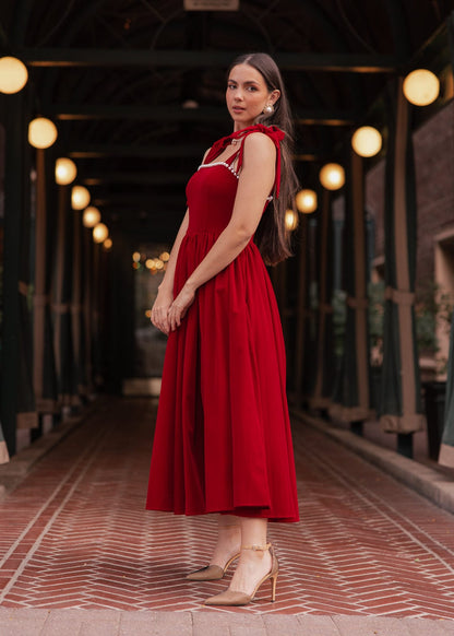 chic size inclusive model wearing JessaKae Mary Dress Dresses