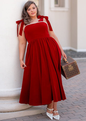 chic size inclusive model wearing JessaKae Mary Dress Dresses