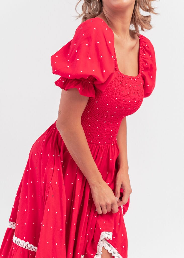 Minnie Dress Dresses - JessaKae - Minnie Dress_Minnie Red / XXS