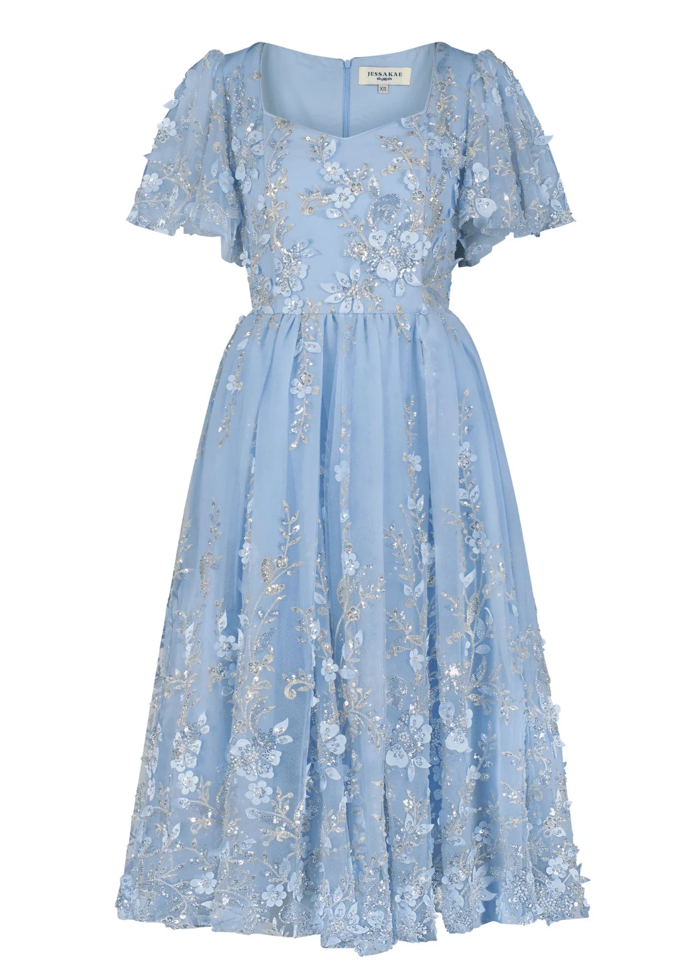 Misty Dress Dresses - JessaKae - Misty Dress - Misty Blue / XXS