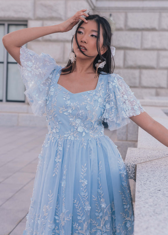 Misty Dress - Misty Blue