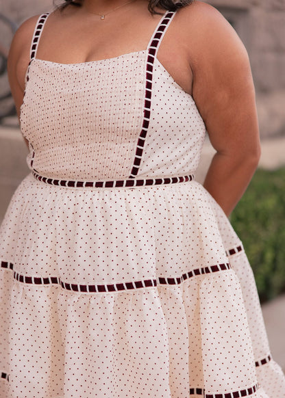 chic size inclusive model wearing JessaKae Monroe Dress