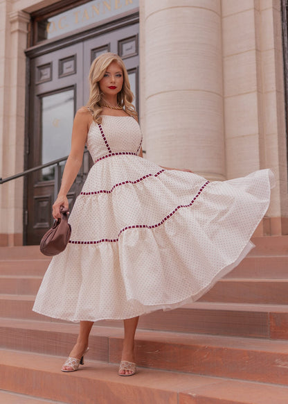 chic size inclusive model wearing JessaKae Monroe Dress