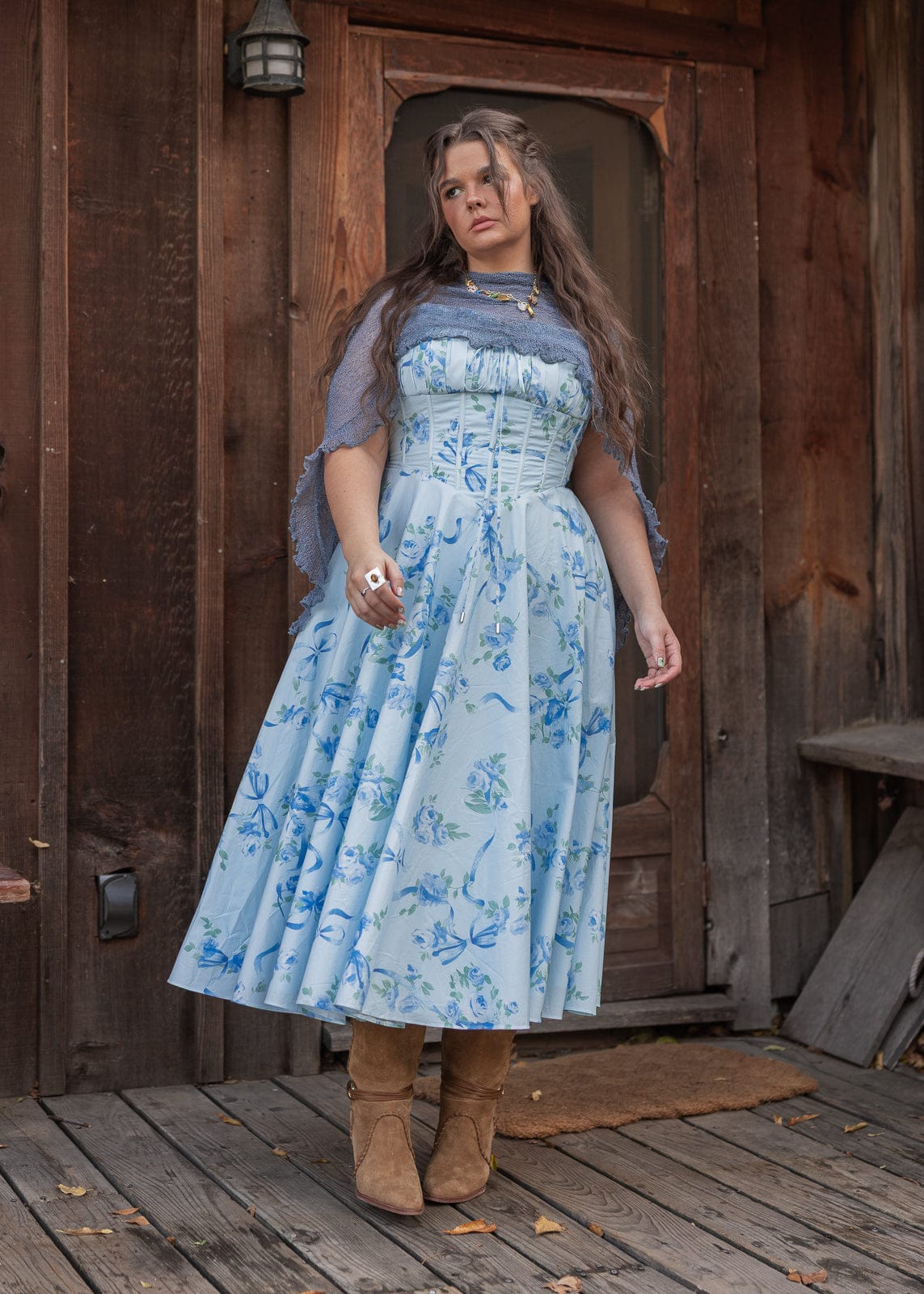 chic size inclusive model wearing JessaKae Nancy Dress Dresses