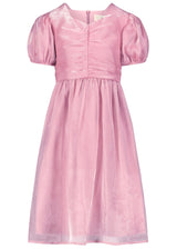 chic size inclusive model wearing JessaKae Natalia Girls Dress Pink / 12-18M Girls Dress