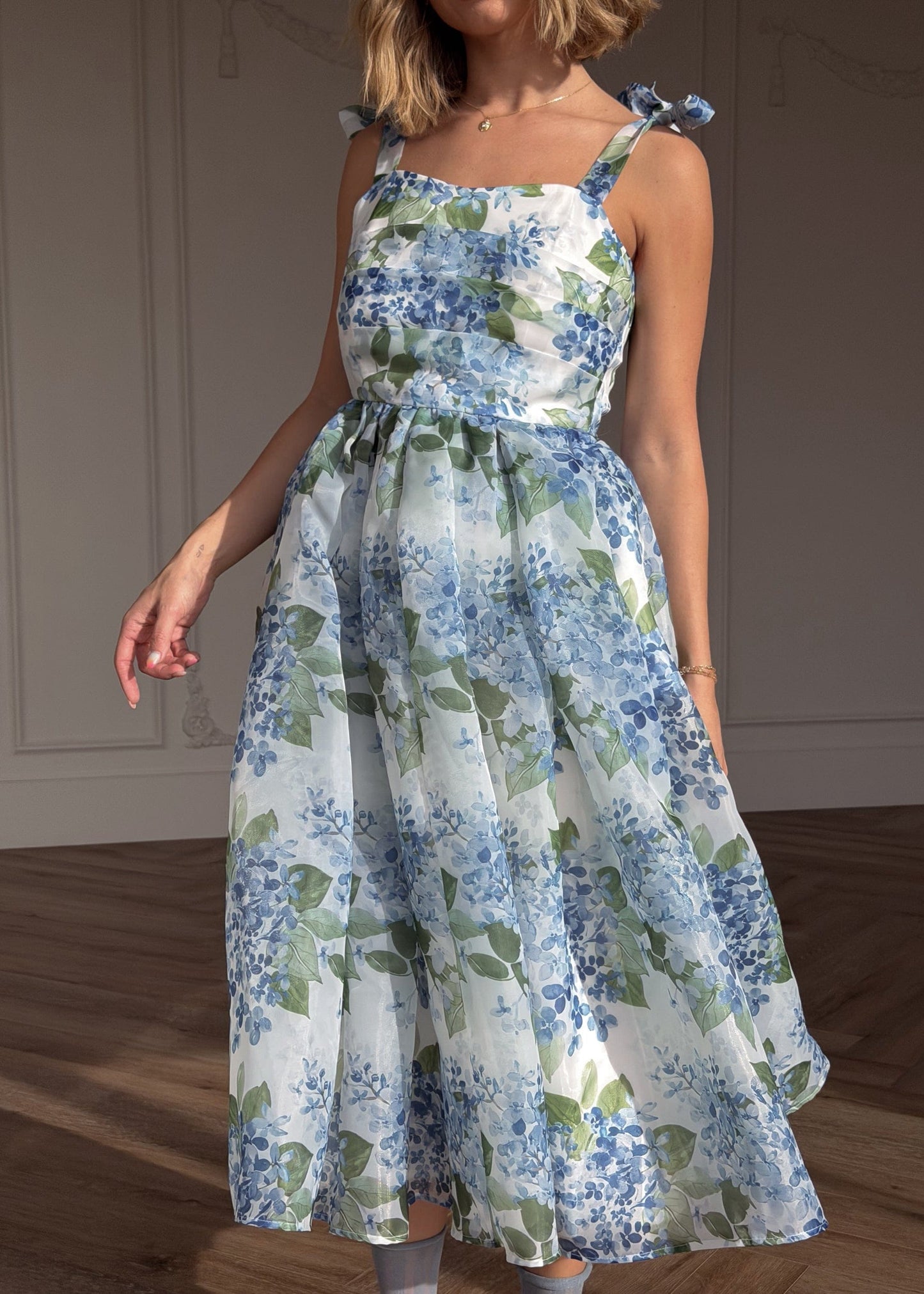 chic size inclusive model wearing JessaKae Nellie Dress Dresses