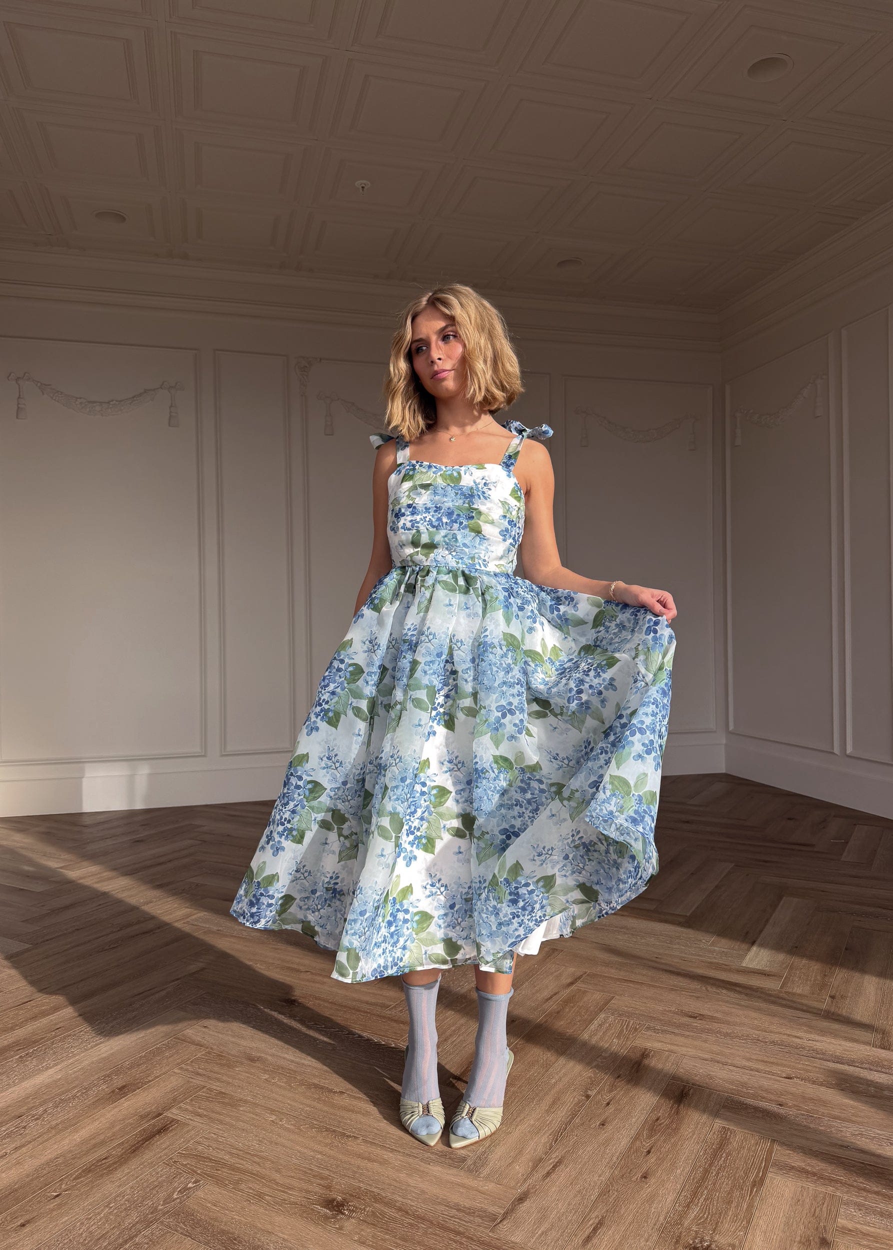 chic size inclusive model wearing JessaKae Nellie Dress Dresses