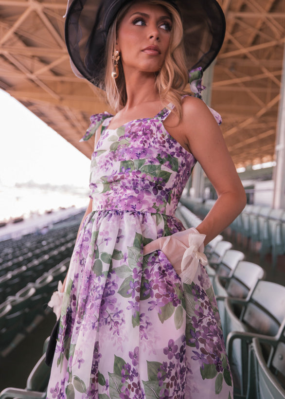 Nellie Dress - Grape Vine