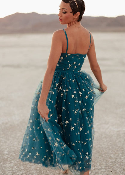 chic size inclusive model wearing JessaKae Night Sky Dress Dresses