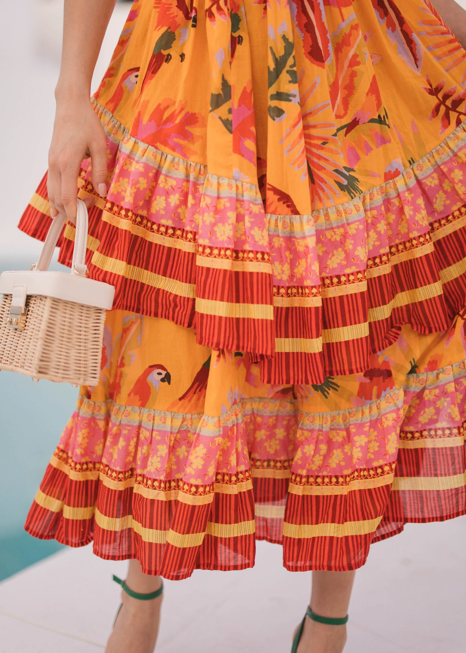 oasis orange dress Sunshine Tienda Oasis Dress, Size XS, Apricot
