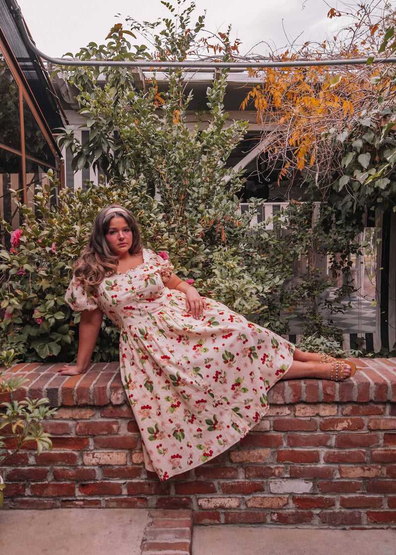 chic size inclusive model wearing JessaKae Orchard Dress Dresses