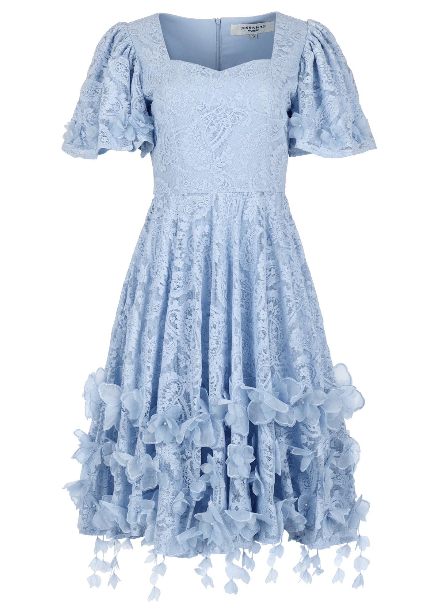 Paisley Dress Dresses - JessaKae - Paisley Dress - Paisley Blue / XXS