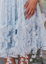 chic size inclusive model wearing JessaKae Paisley Dress Dresses
