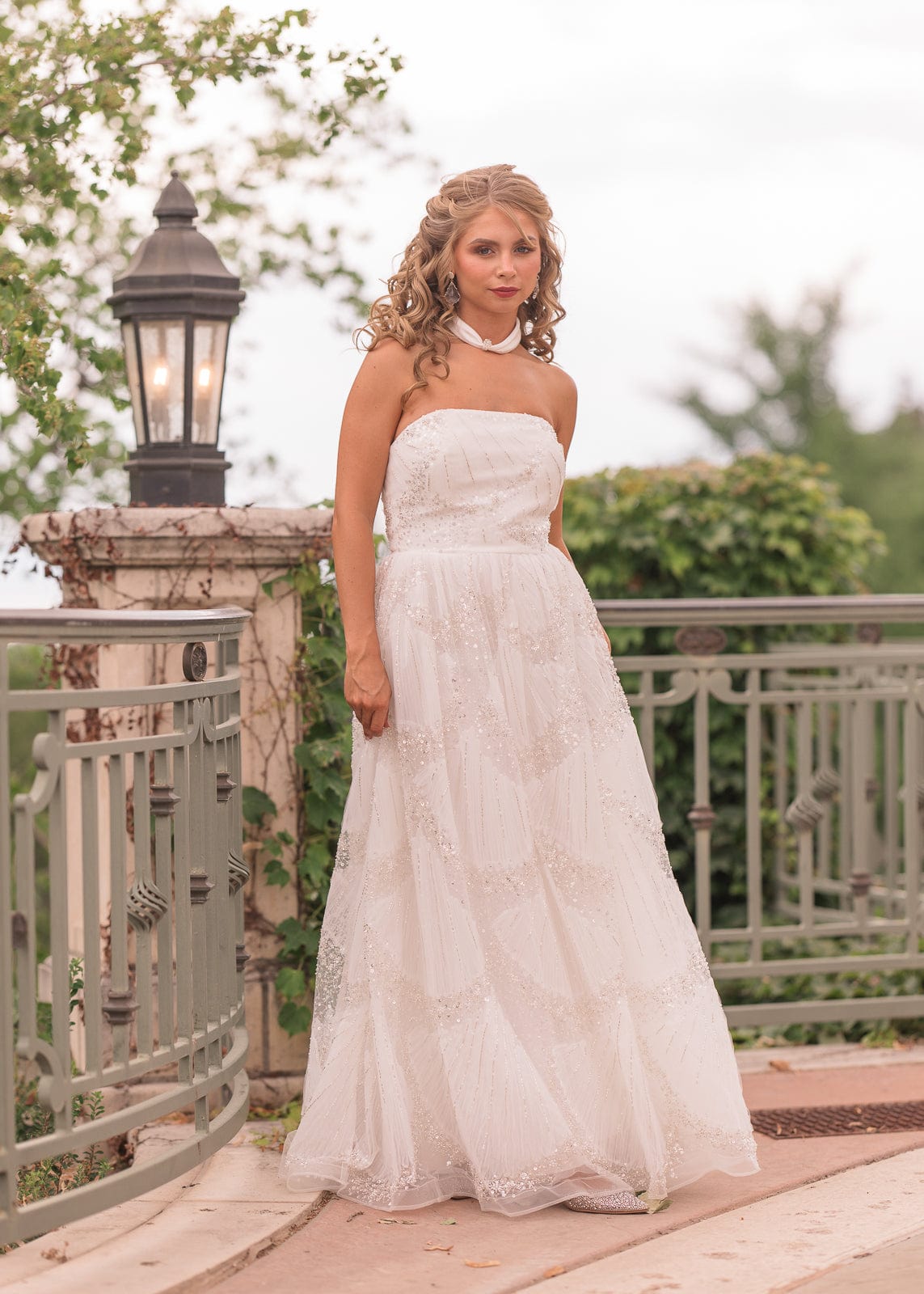 pearl dresses women DRESS layered halter dress adorned with freshwater pearls Pearl Dress | Occasion Dress