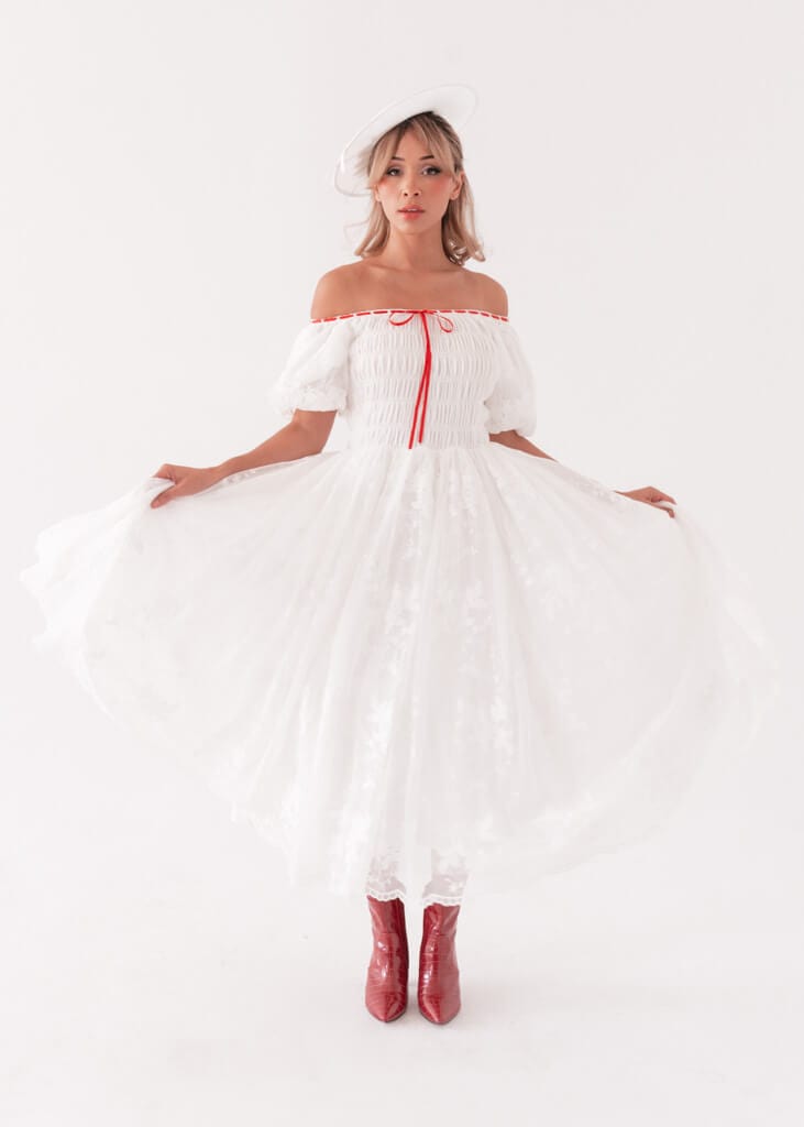 Poppins Dress Dresses - JessaKae - Poppins Dress_Poppins White / XXS