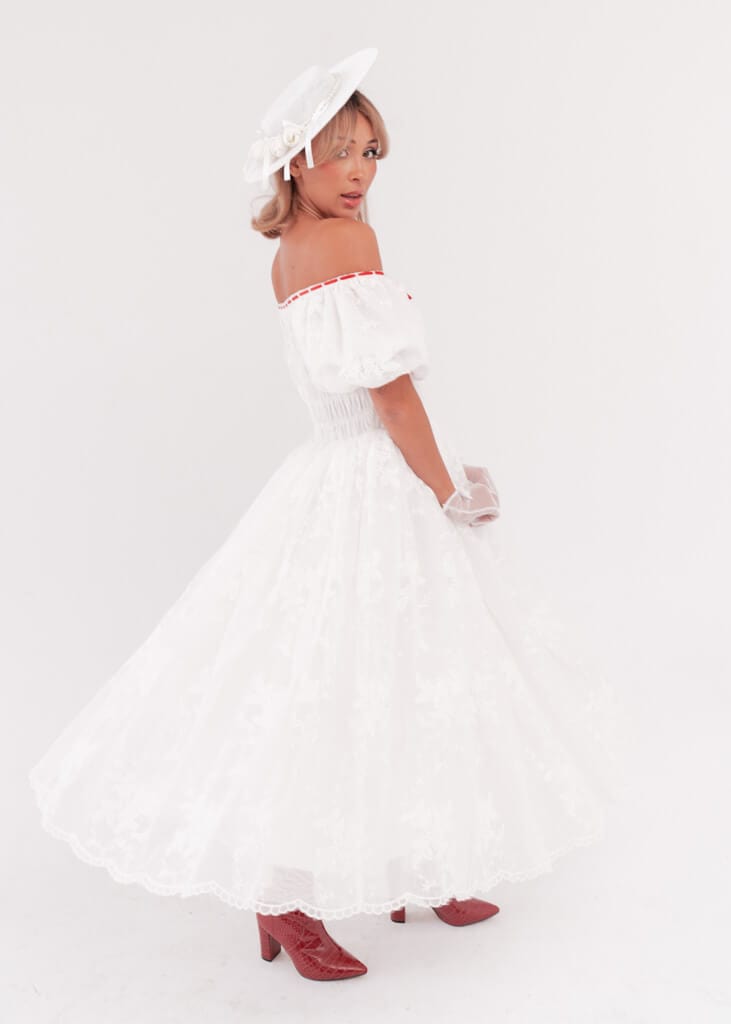 Poppins Dress Dresses - JessaKae - Poppins Dress_Poppins White / XXS