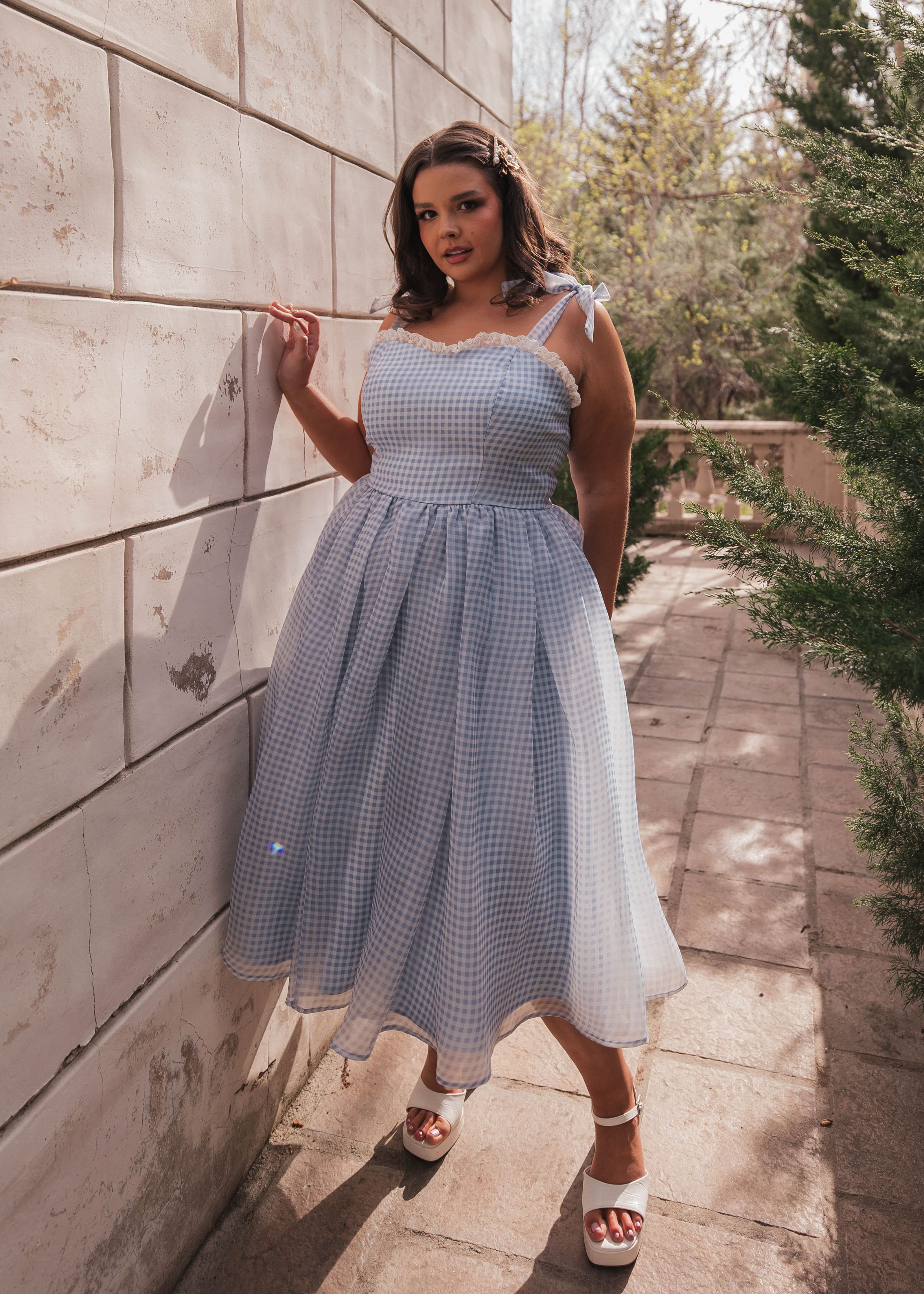 Priscilla Dress - Priscilla Blue