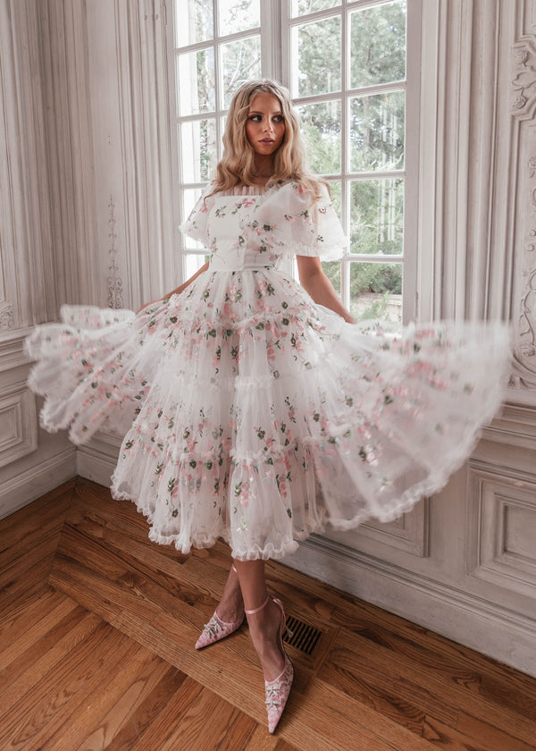 chic size inclusive model wearing JessaKae Promise Dress Dresses