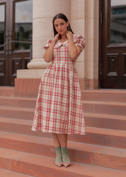 chic size inclusive model wearing JessaKae Pyper Dress