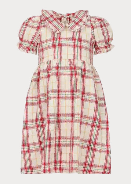red and white plaid dress Pyper Girls Dress | Occasion Dress in Sizes XXS–6X