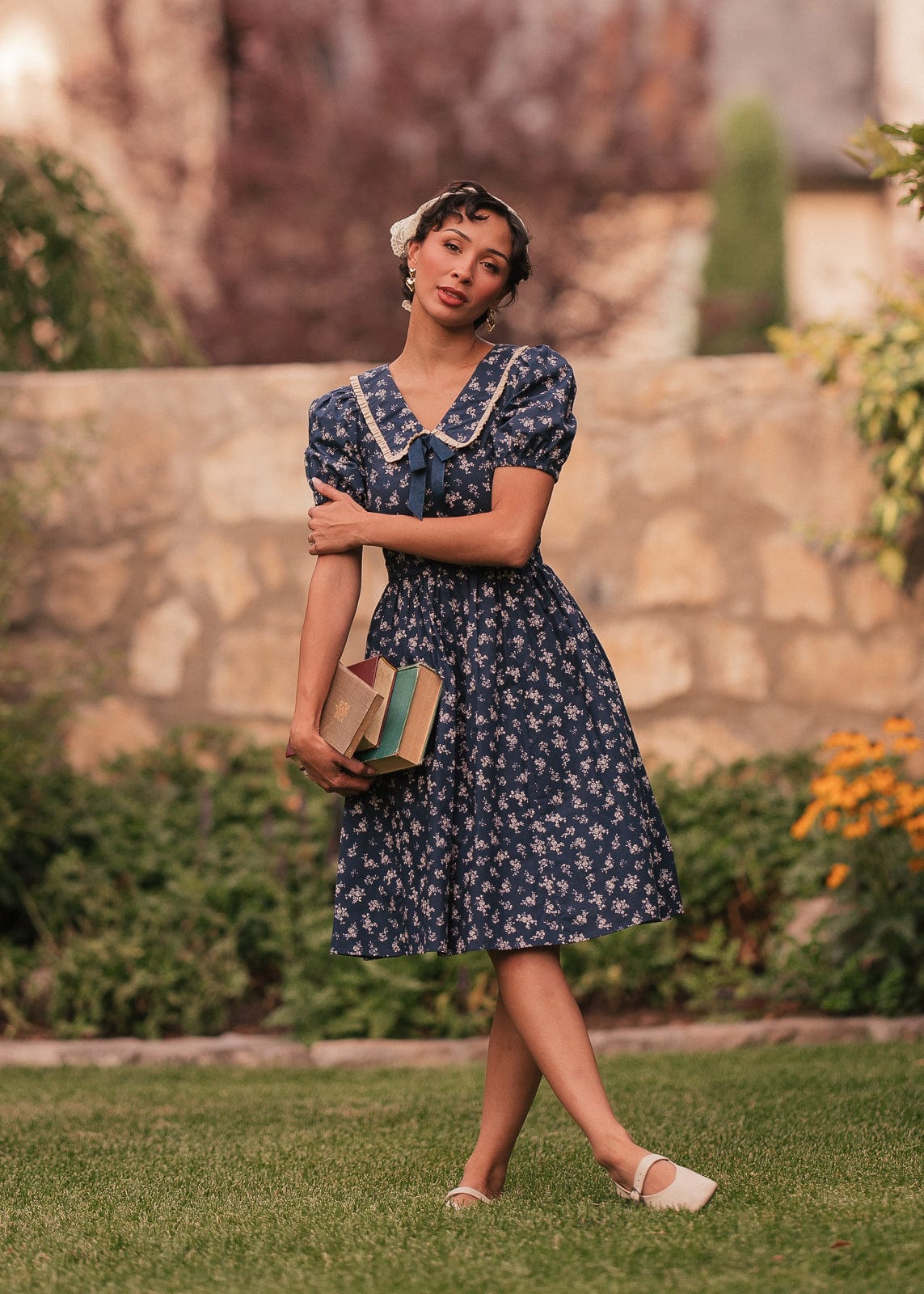 chic size inclusive model wearing JessaKae Rory Dress