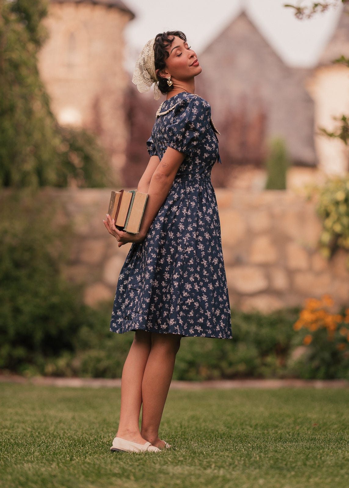 chic size inclusive model wearing JessaKae Rory Dress