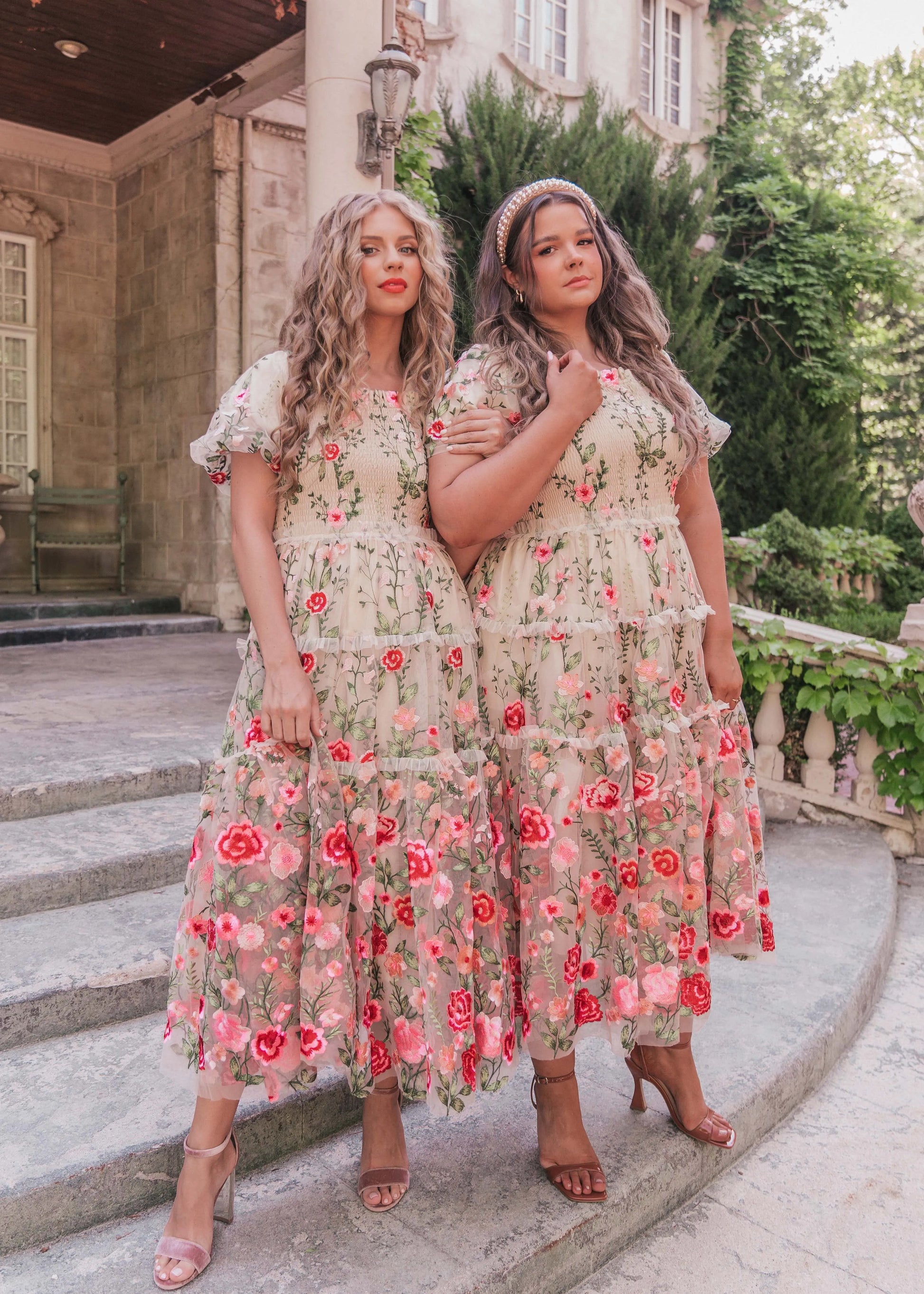 rose dresses for women Wedtrend Dusty Evening Dress A Line Round Neck Floor Length Lace Mother Of The Bridal Dress With Short Sleeves, Dusty Rose / S Sweetheart neckline Strapless Portrait of a rose A Rose Printed Organza Portrait of