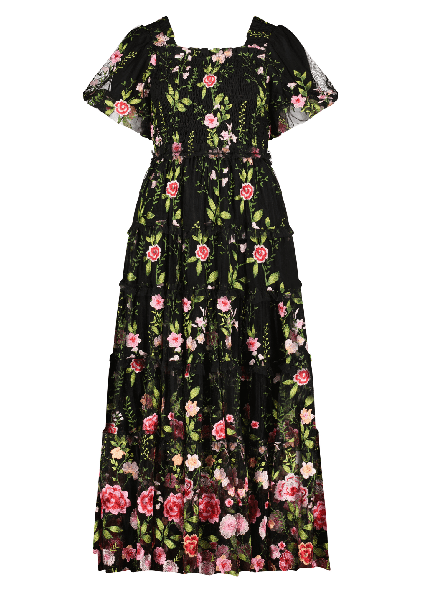 Rose Dress - Black