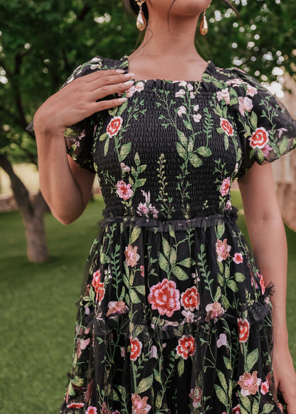 Rose Dress Dresses - JessaKae - Rose Dress - Lilac Rose / XXS