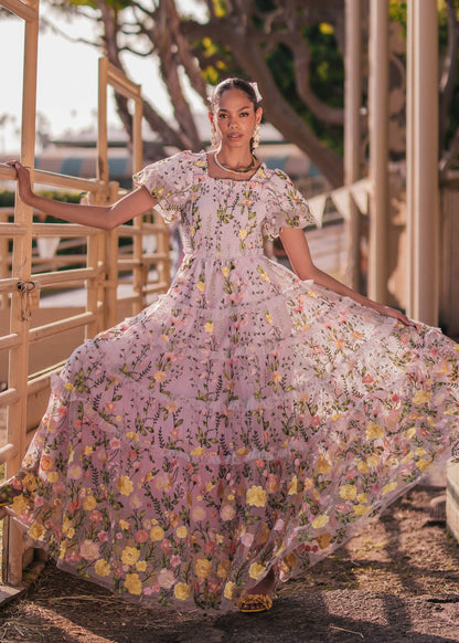 Rose Dress - Maxi Dresses - JessaKae - Rose Dress - Maxi - Lilac Rose / XXS