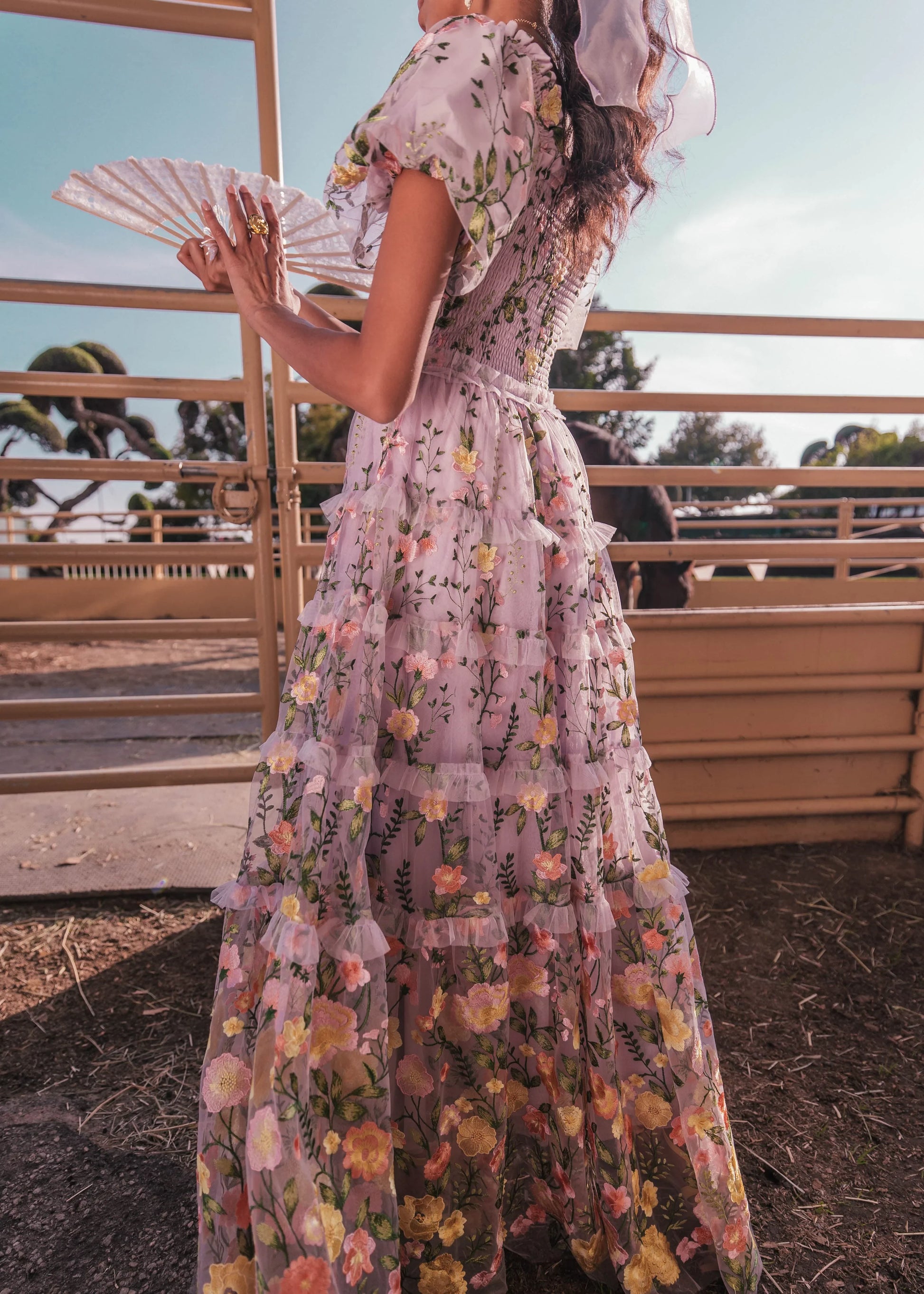 Rose Dress - Maxi Dresses - JessaKae - Rose Dress - Maxi - Lilac Rose / XXS