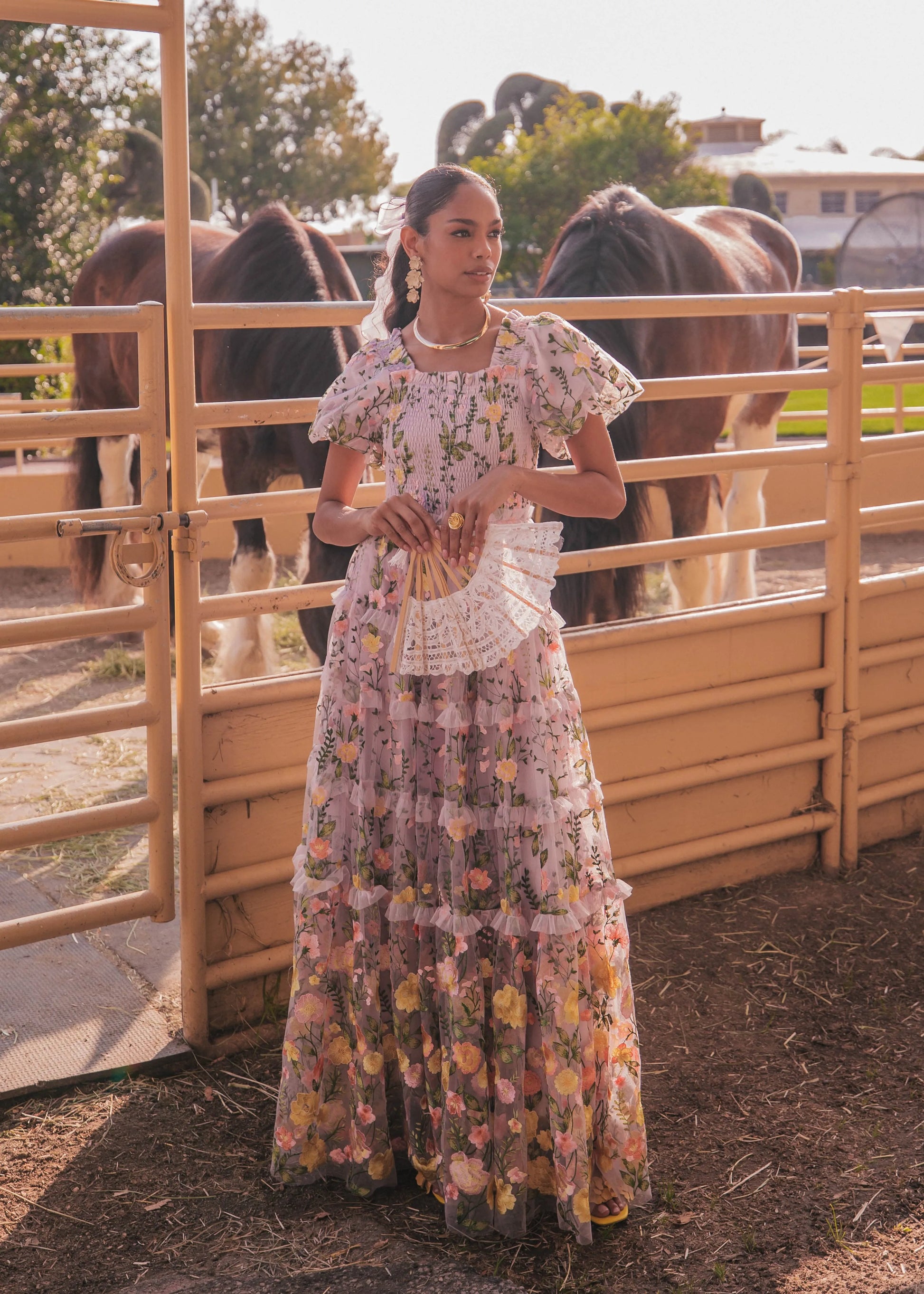 Rose Dress - Maxi Dresses - JessaKae - Rose Dress - Maxi - Lilac Rose / XXS