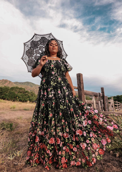 Rose Dress - Maxi Dresses - JessaKae - Rose Dress - Maxi - Lilac Rose / XXS