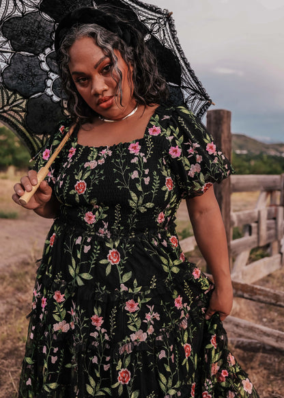 Rose Dress - Maxi Dresses - JessaKae - Rose Dress - Maxi - Lilac Rose / XXS