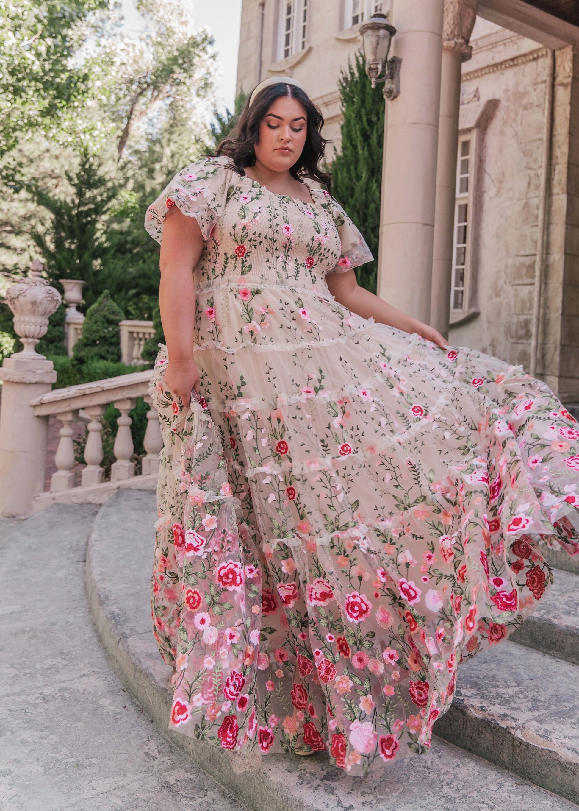 Rose Dress - Maxi Dresses - JessaKae - Rose Dress - Maxi - Lilac Rose / XXS