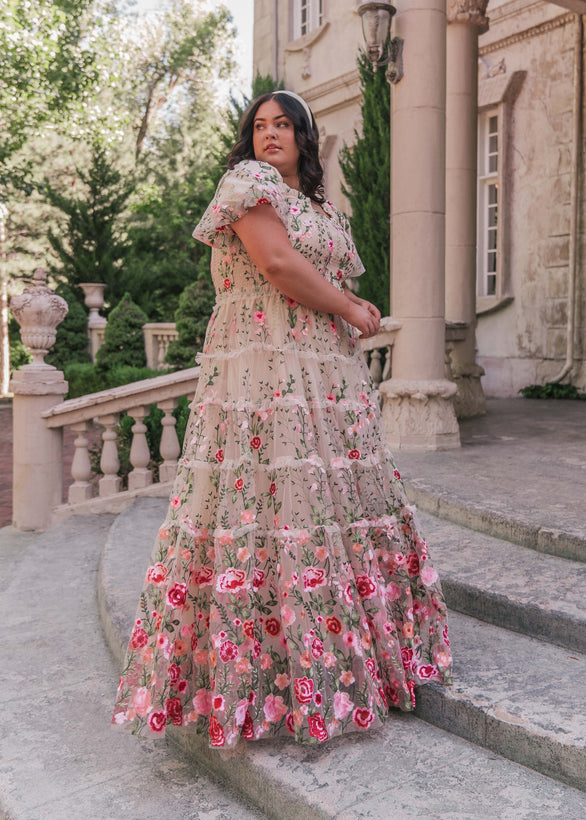 Rose Dress - Maxi - Cream