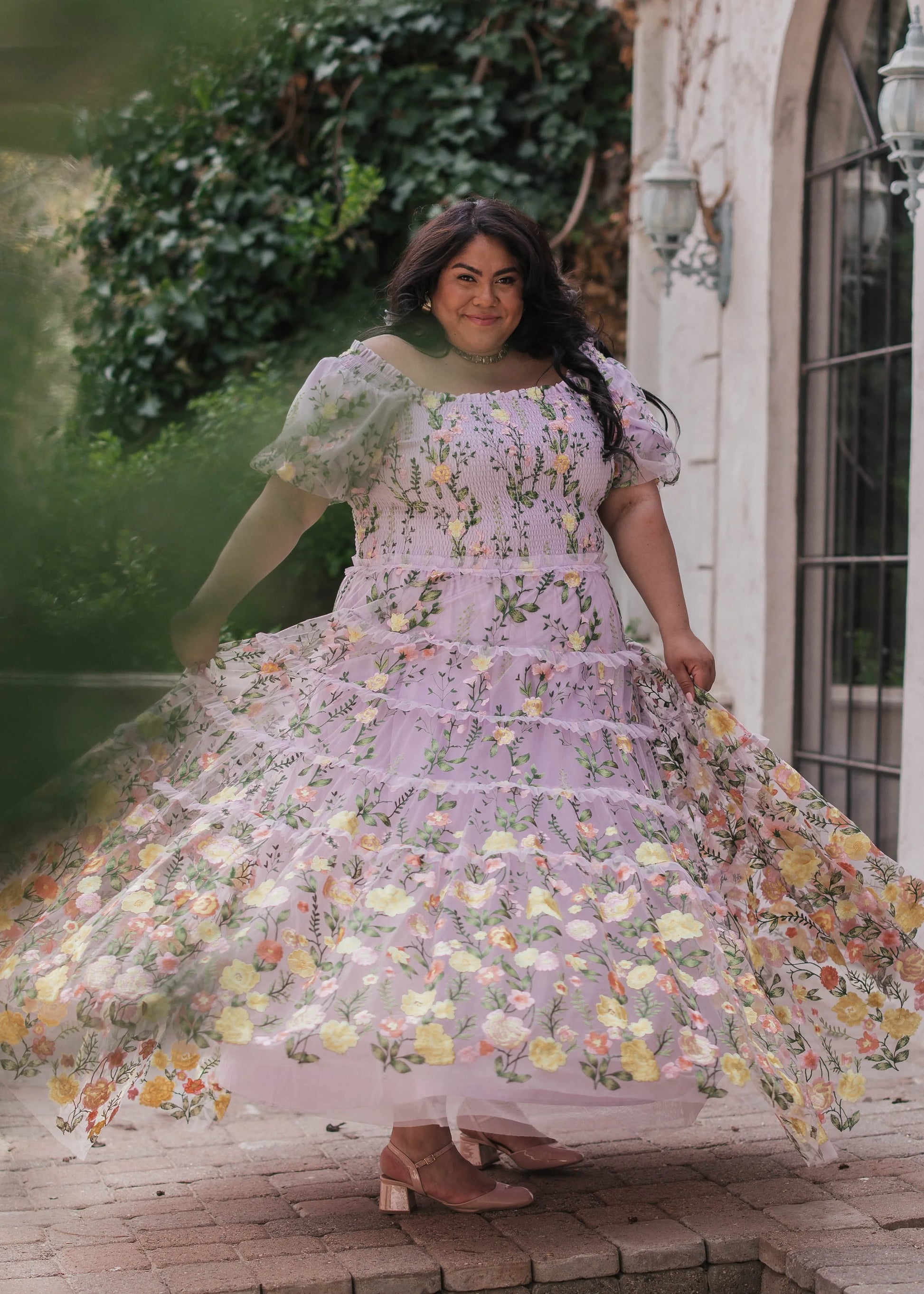 Rose Dress - Maxi Dresses - JessaKae - Rose Dress - Maxi - Lilac Rose / XXS