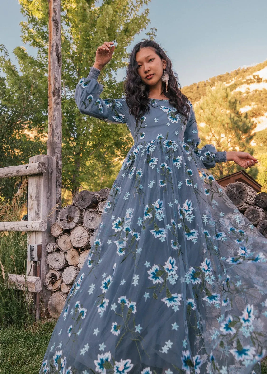 Rowan Dress Dresses - JessaKae - Rowan Dress - Serene Blue / XXS