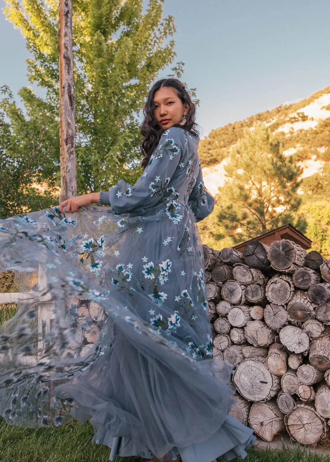 Rowan Dress Dresses - JessaKae - Rowan Dress - Serene Blue / XXS