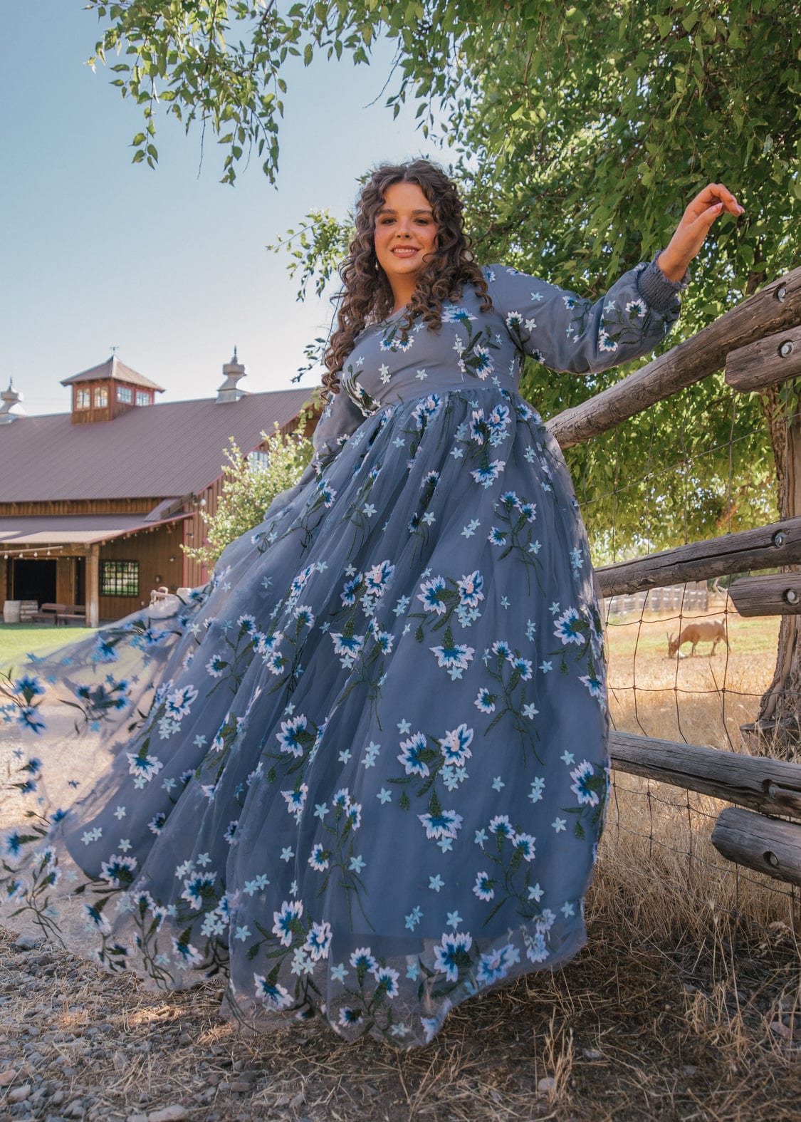 Rowan Dress - Serene Blue