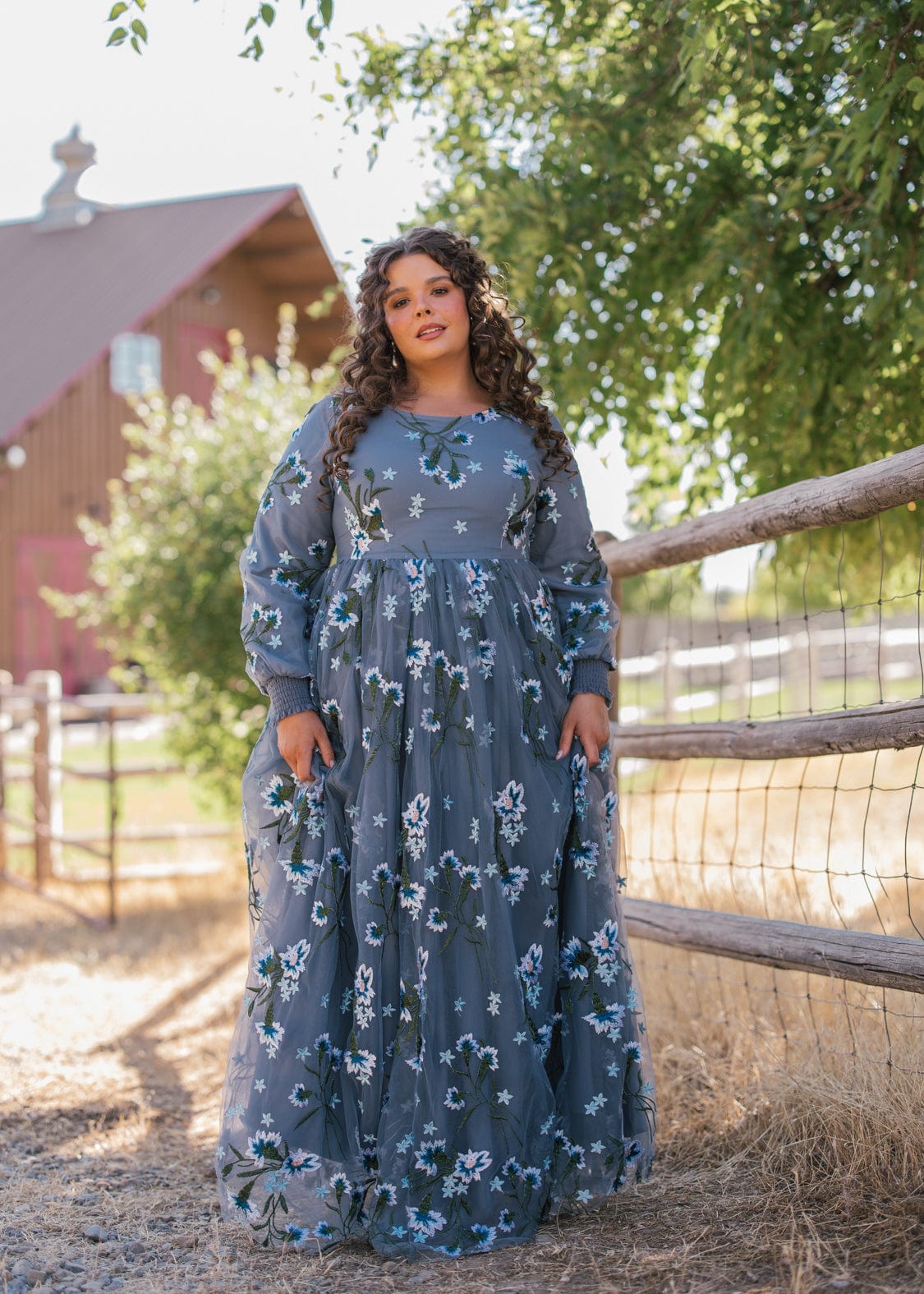 Rowan Dress - Serene Blue