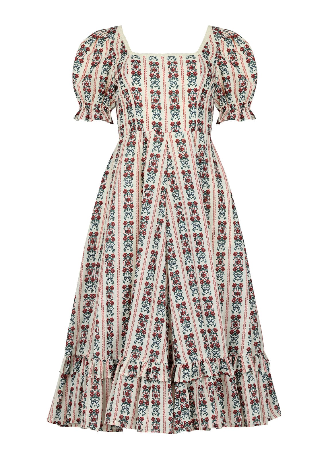 chic size inclusive model wearing JessaKae Rue Dress