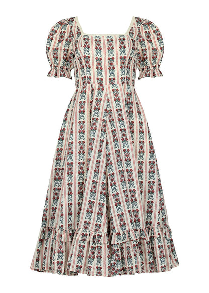 chic size inclusive model wearing JessaKae Rue Dress